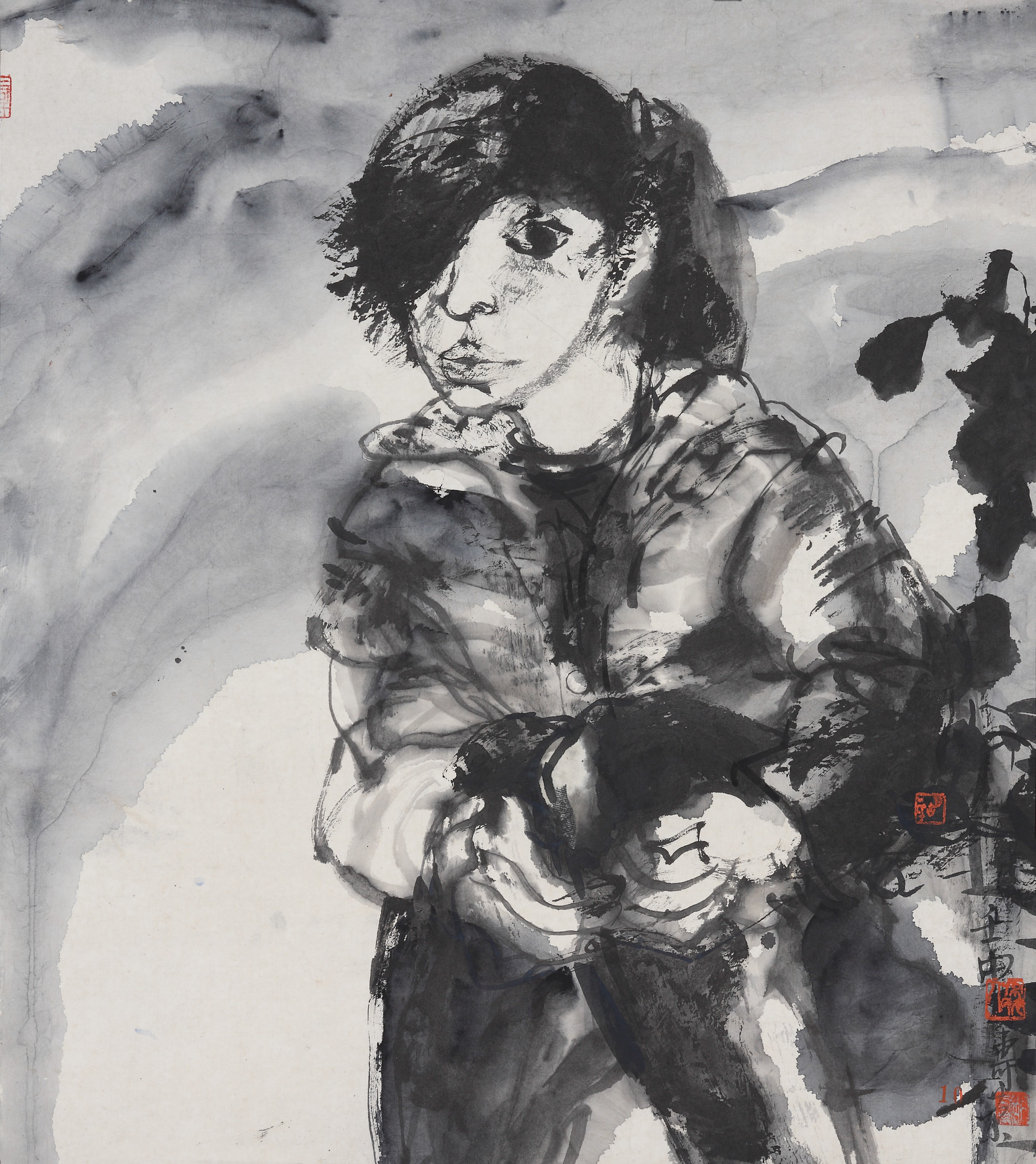 胡寿荣《少女像》