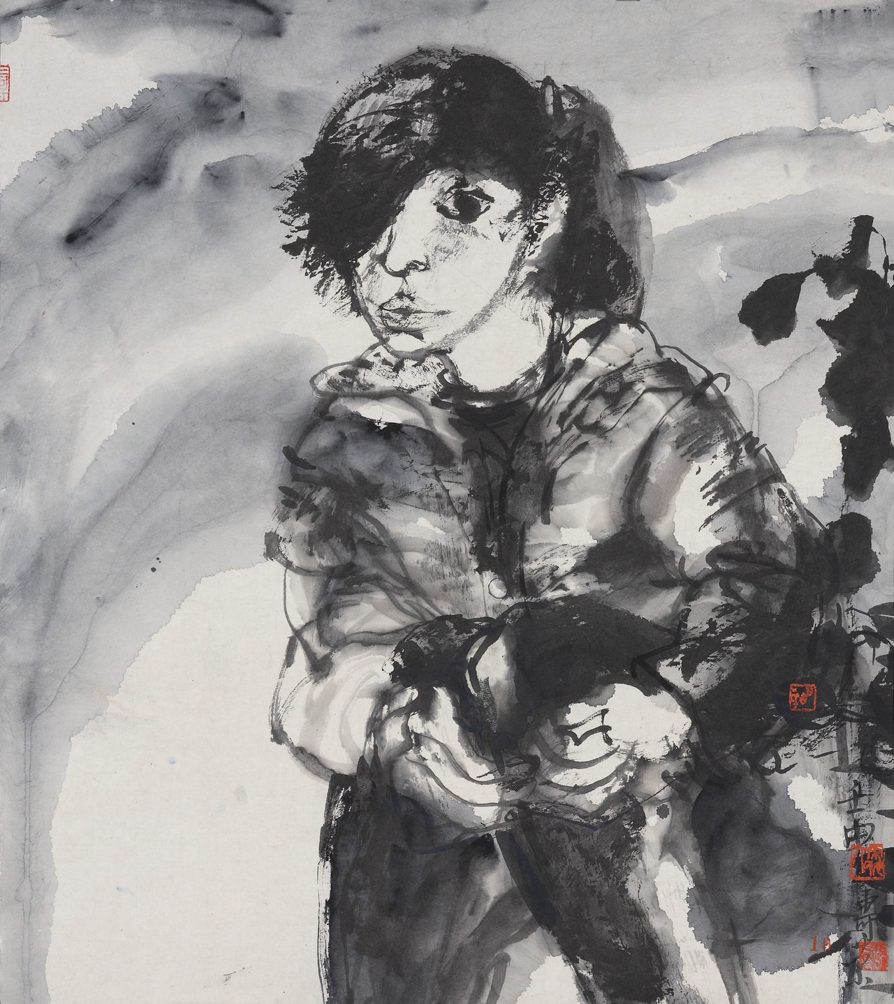 Hu Shourong, Portrait of a Young Woman