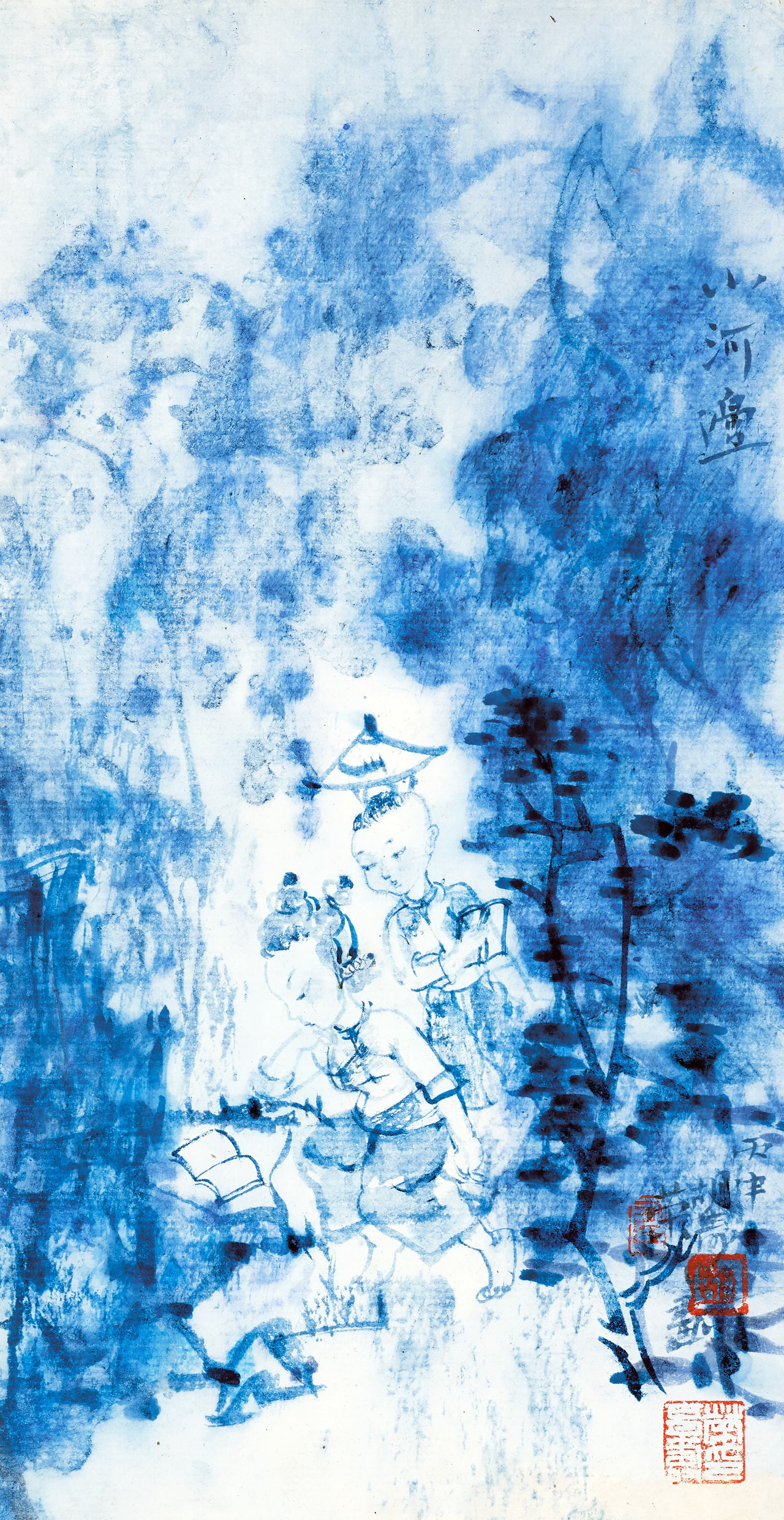 胡寿荣《小河边》